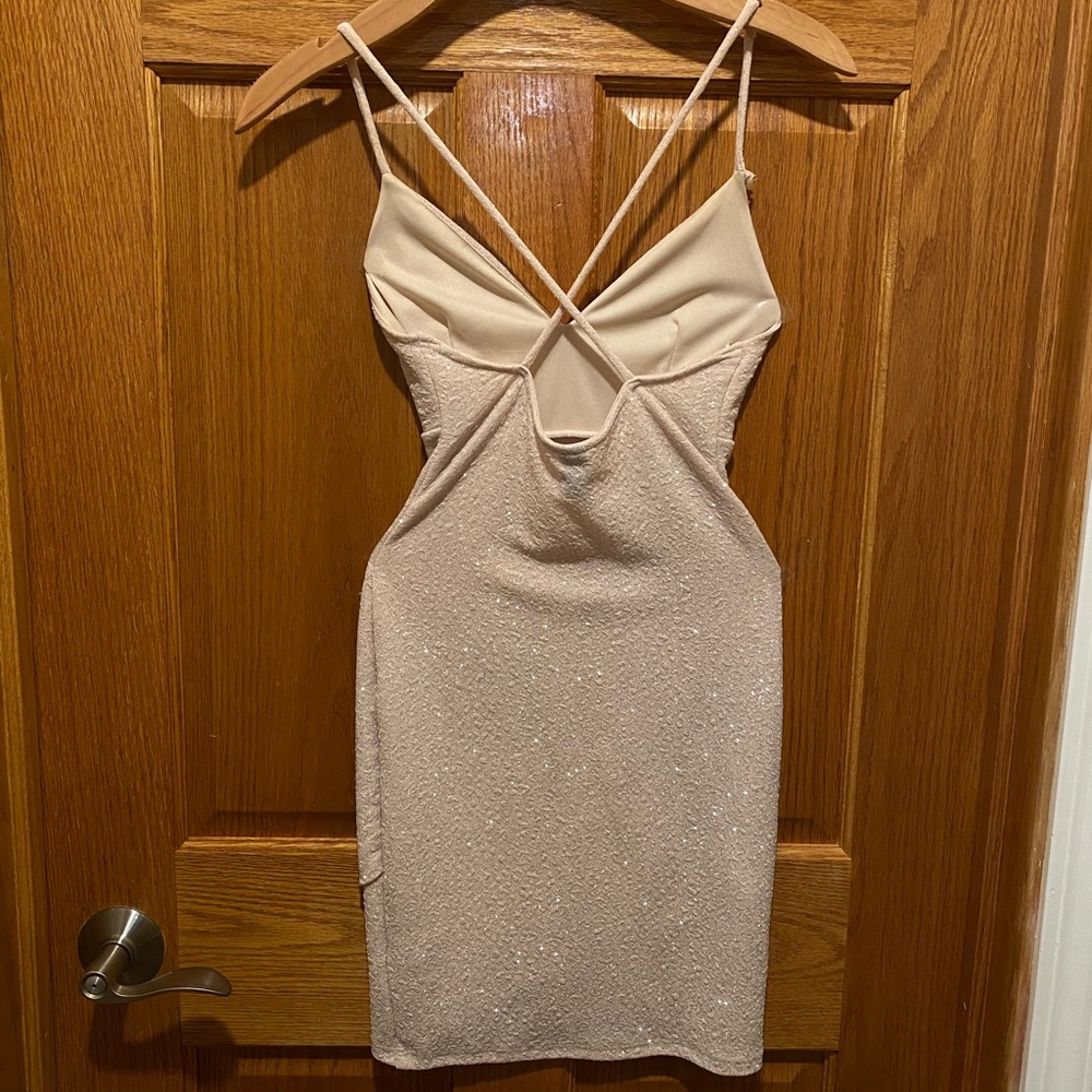 Silver Homecoming Dress
